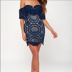 Lulu’s new with tags navy dress